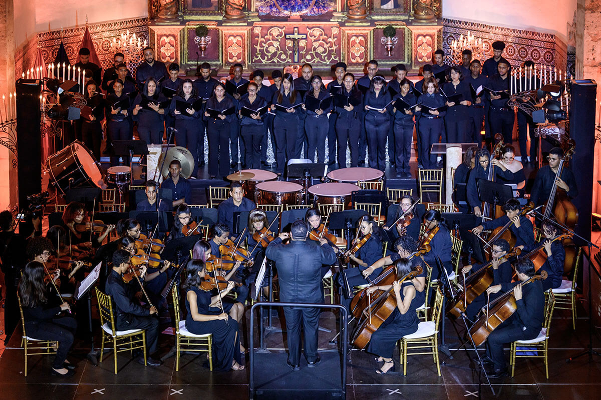 Concert de Noël à Saint-Domingue